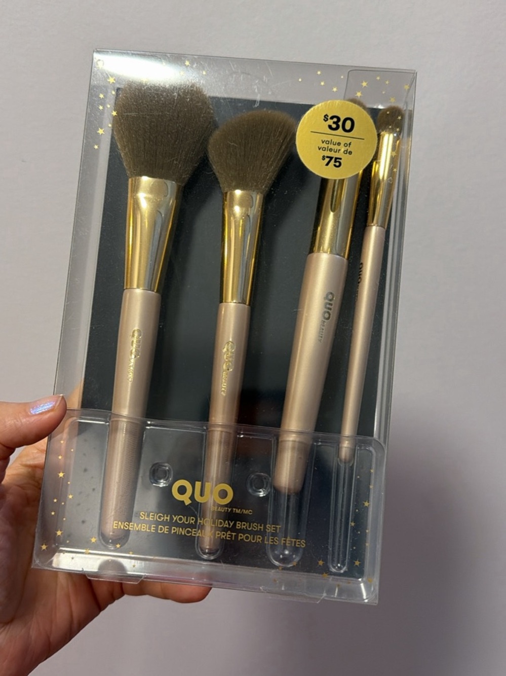 Quo Holiday Brush Set
